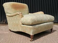 1950s Howard Titchfield Chair 47d max 37d tol 32 wide max 33 w arms 34 h 18 hs 5.JPG
